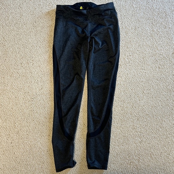 Xersion Pants - Xersion Charcoal and Black Active Leggings